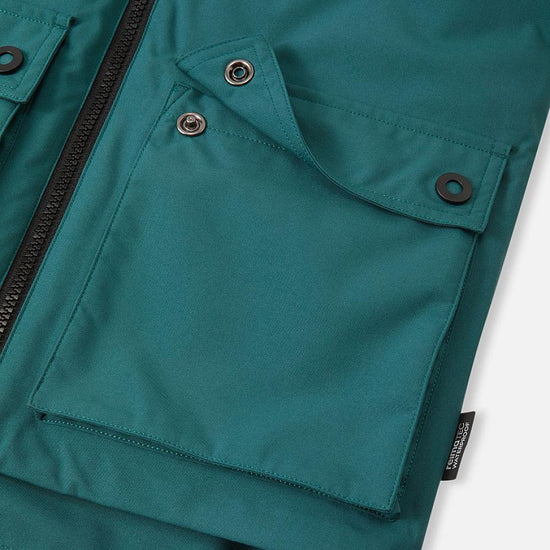 Giacca invernale Reima Syddi ReimaTec 3 in 1 per bambini, colore Dark Teal – Immagine Packshot 8