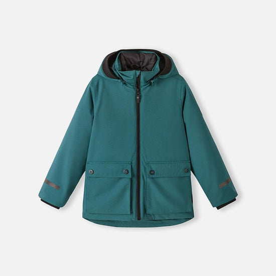 Reima Syddi ReimaTec 3-in-1 winterjas voor kinderen, Dark Teal – Packshot voorkant