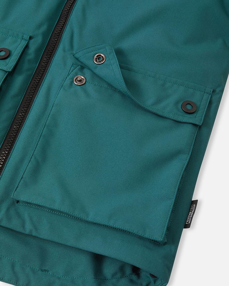Reima Syddi ReimaTec 3-in-1 winterjas voor kinderen Dark Teal – Packshot-weergave 8