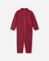 Mono de forro polar Reima Tahti para niños pequeños – Cranberry