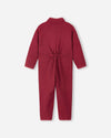 Mono de forro polar Reima Tahti para niños pequeños – Cranberry