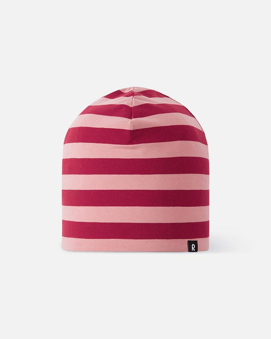 Reima Tanssi Reversible Beanie for Kids – Rose Blush – Front View Product Shot