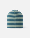 Reima Tanssi Reversible Beanie for Kids – Stone Green – Back View (Packshot)