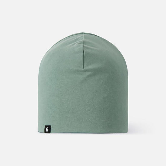 Reima Tanssi Reversible Beanie for Kids – Stone Green – Product Shot (Reversible Side)