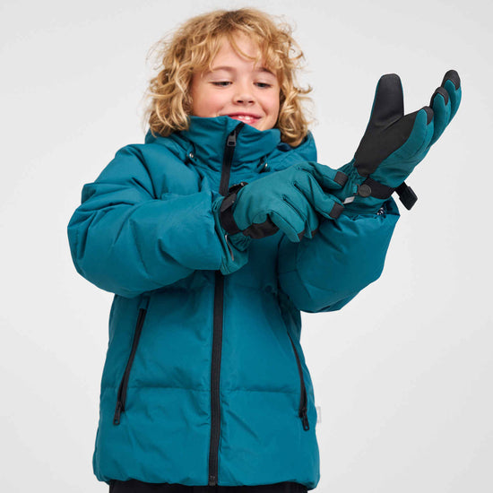 Reima Tartu ReimaTec Gloves for Kids - Dark Teal - View 5