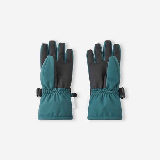 Reima Tartu ReimaTec Children's Gloves - Dark Teal - View 2