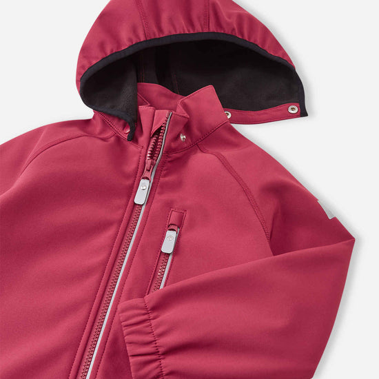 Chaqueta softshell Reima Vantti para niños – Cranberry