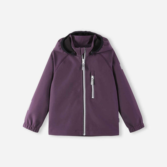 Chaqueta softshell Reima Vantti para niños – Morado oscuro