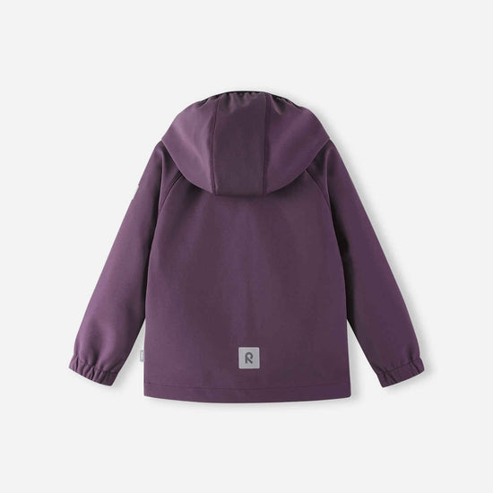 Chaqueta softshell Reima Vantti para niños – Morado oscuro