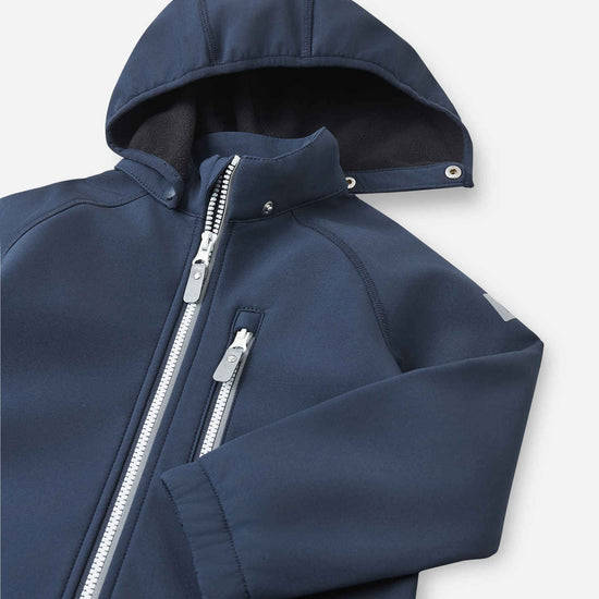 Chaqueta softshell Reima Vantti para niños – Azul marino