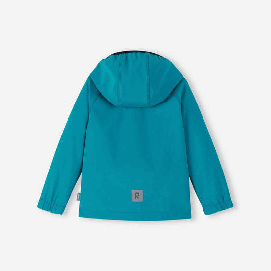 Chaqueta softshell Reima Vantti para niños – Azul acuático