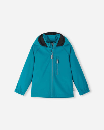 Chaqueta softshell Reima Vantti para niños – Azul acuático