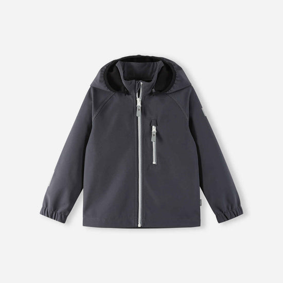 Chaqueta softshell Reima Vantti para niños – Negro suave