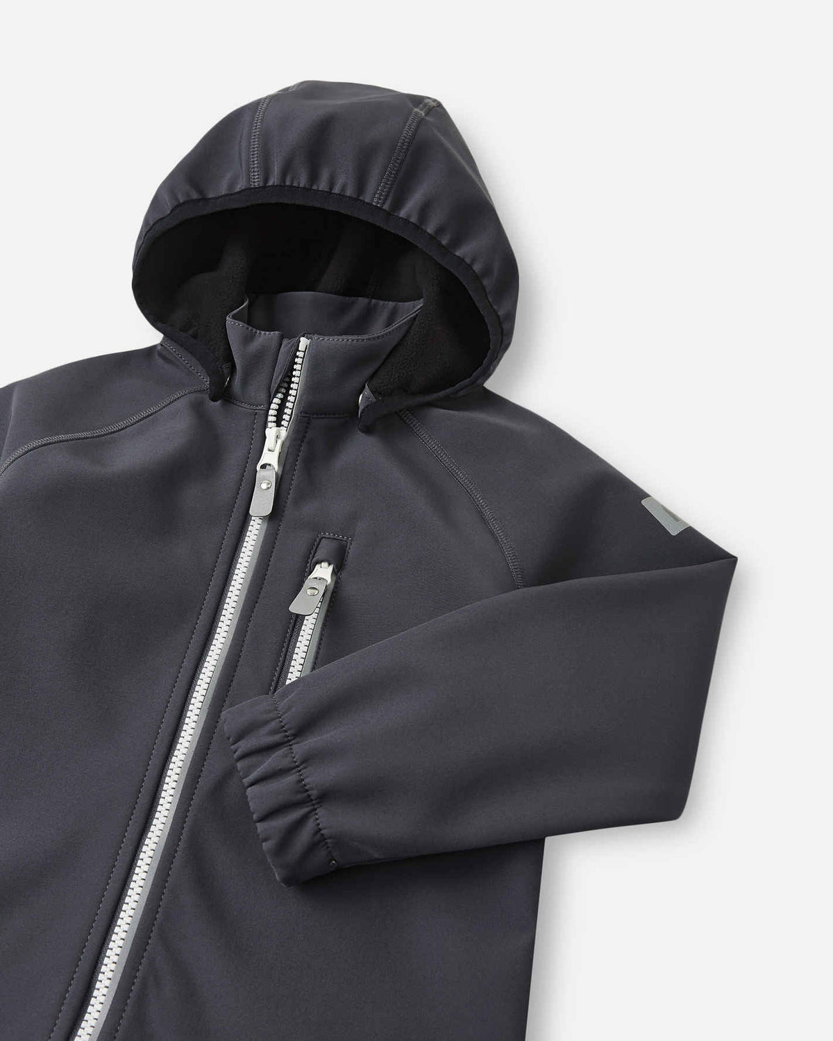 Chaqueta softshell Reima Vantti para niños – Negro suave