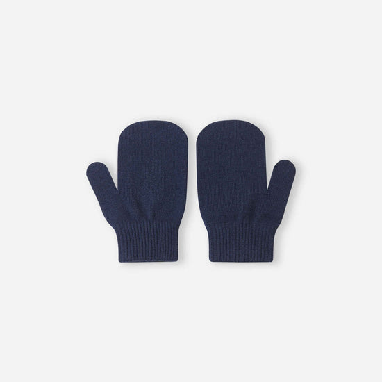 Reima Vantus Knit Mittens for Kids, Navy – Back of the Product Shot