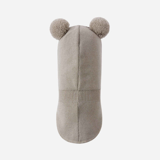 Reima Vekkuli Children's Beanie, Earthy Beige – Back View of Product Shot
