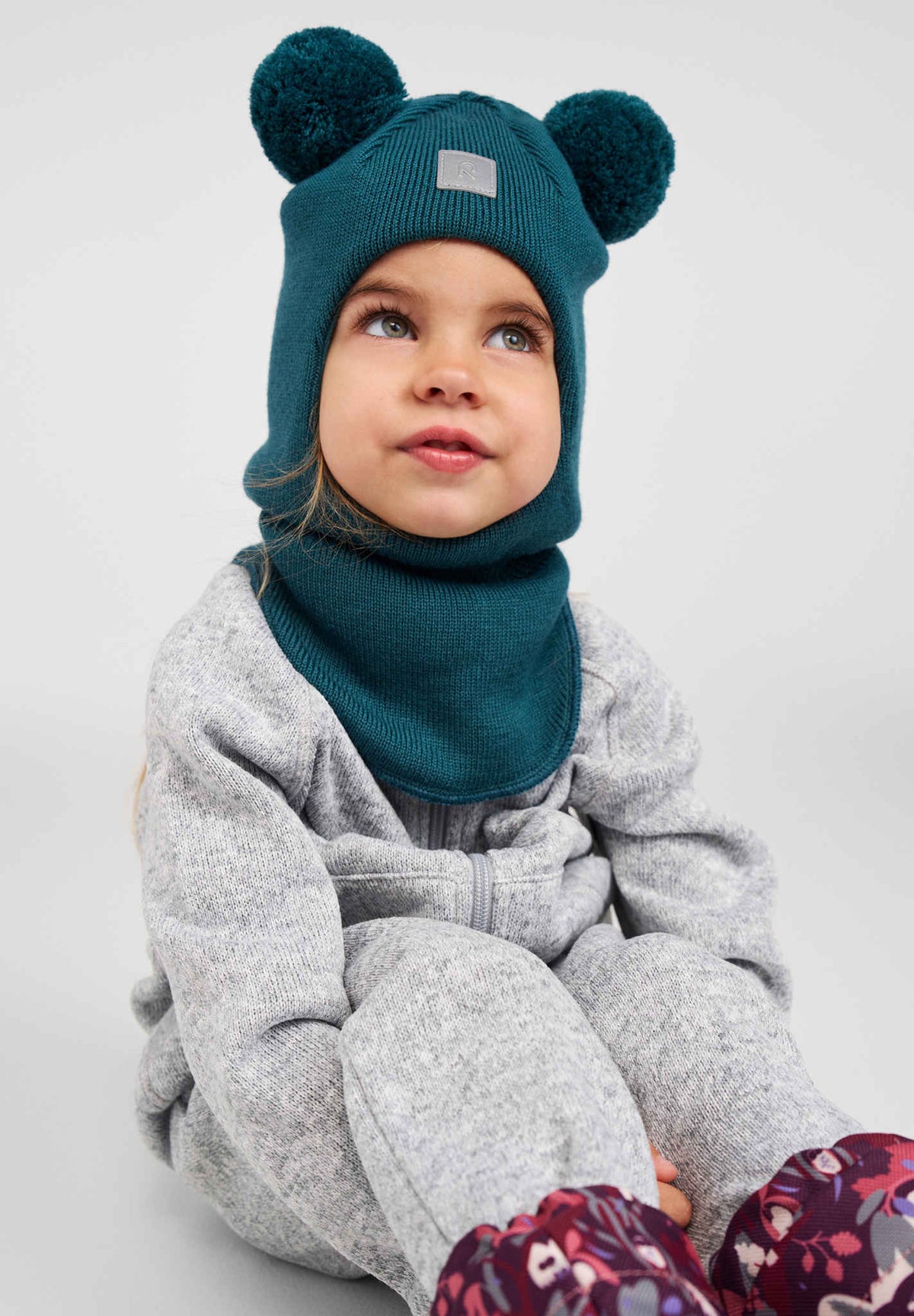 Reima Vekkuli Beanie for Kids, Dark Teal – Studio Shot