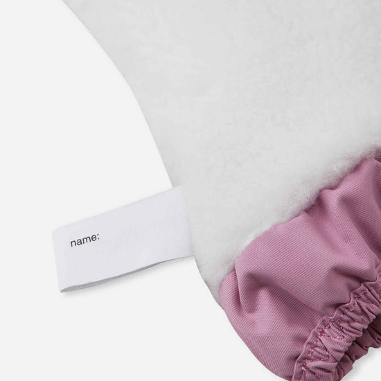 Manoplas de invierno Reima Villatassu para niños pequeños, gris y rosa – Página de Packshot