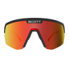 SCOTT Sport Shield – Black - AMP Red Chrome S3