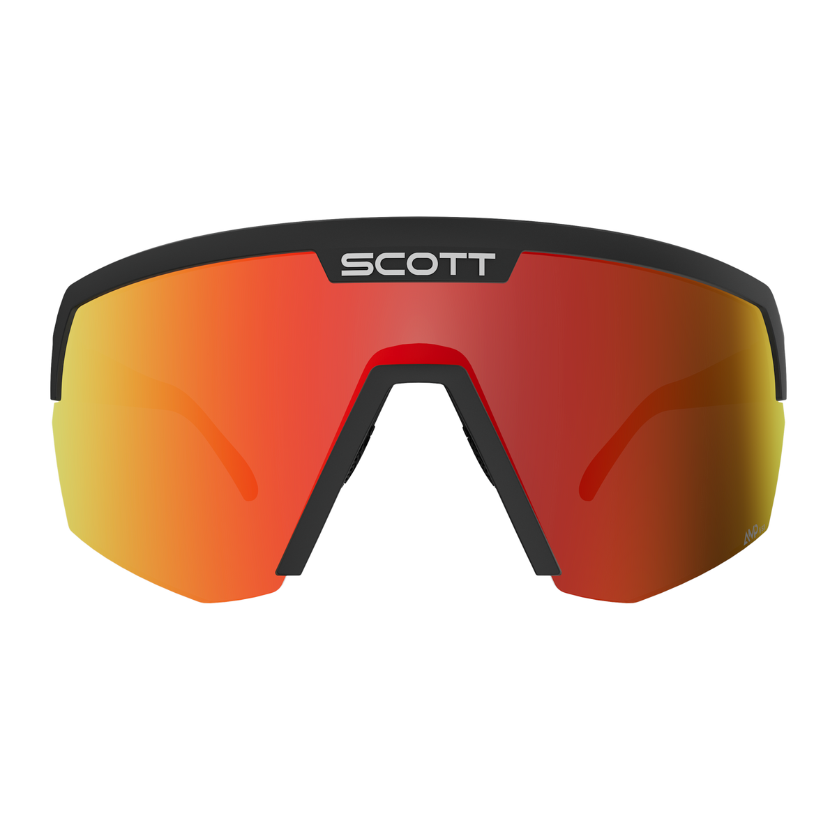 SCOTT Sport Shield – Black - AMP Red Chrome S3