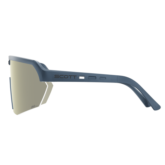 SCOTT Sport Shield – Metallic Blue - AMP White Chrome S2