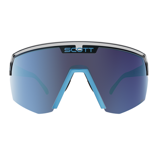 SCOTT Sport Shield – Black - Neon Blue - AMP Beryl Blue Chrome S3