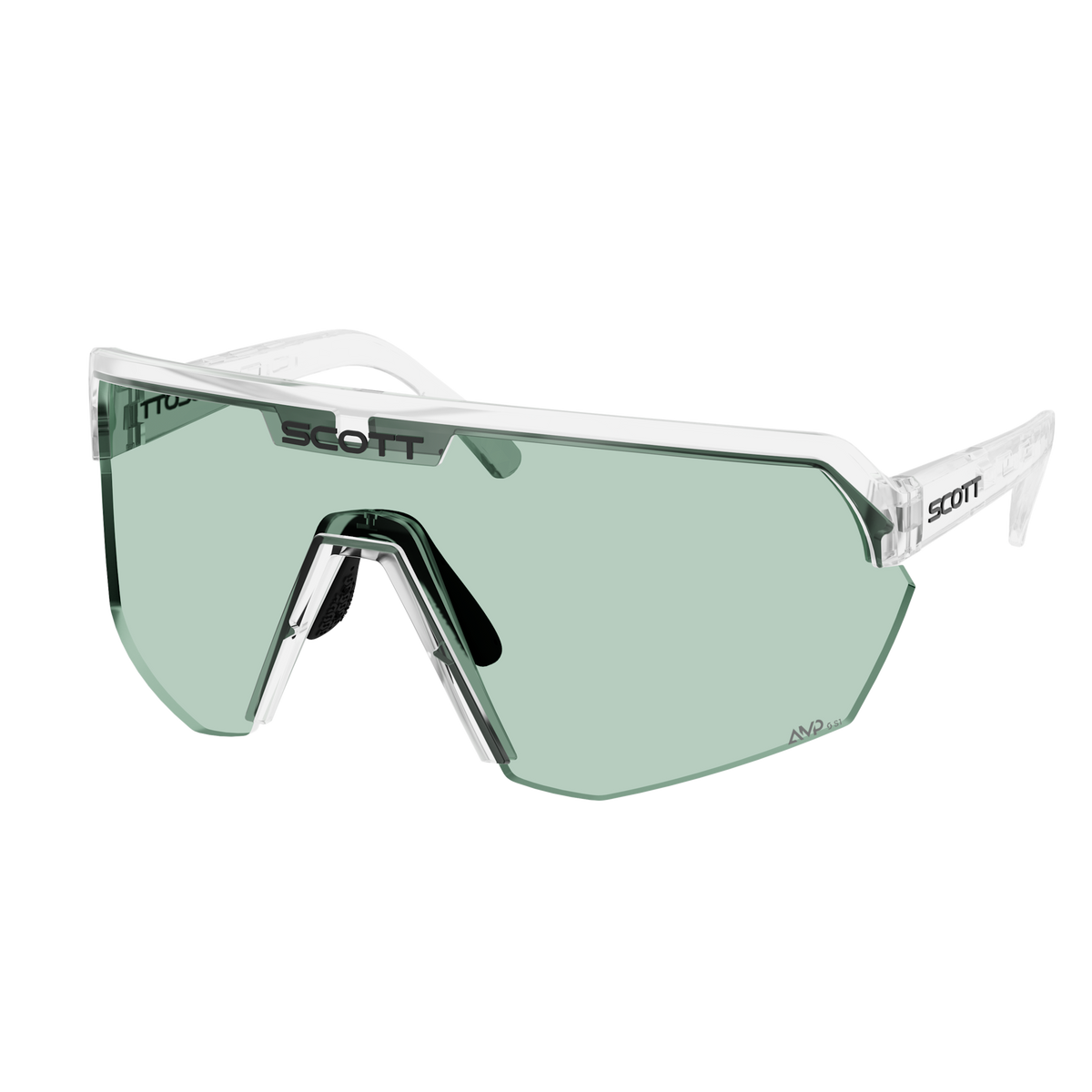 SCOTT Sport Shield – Translucent - AMP Green S1
