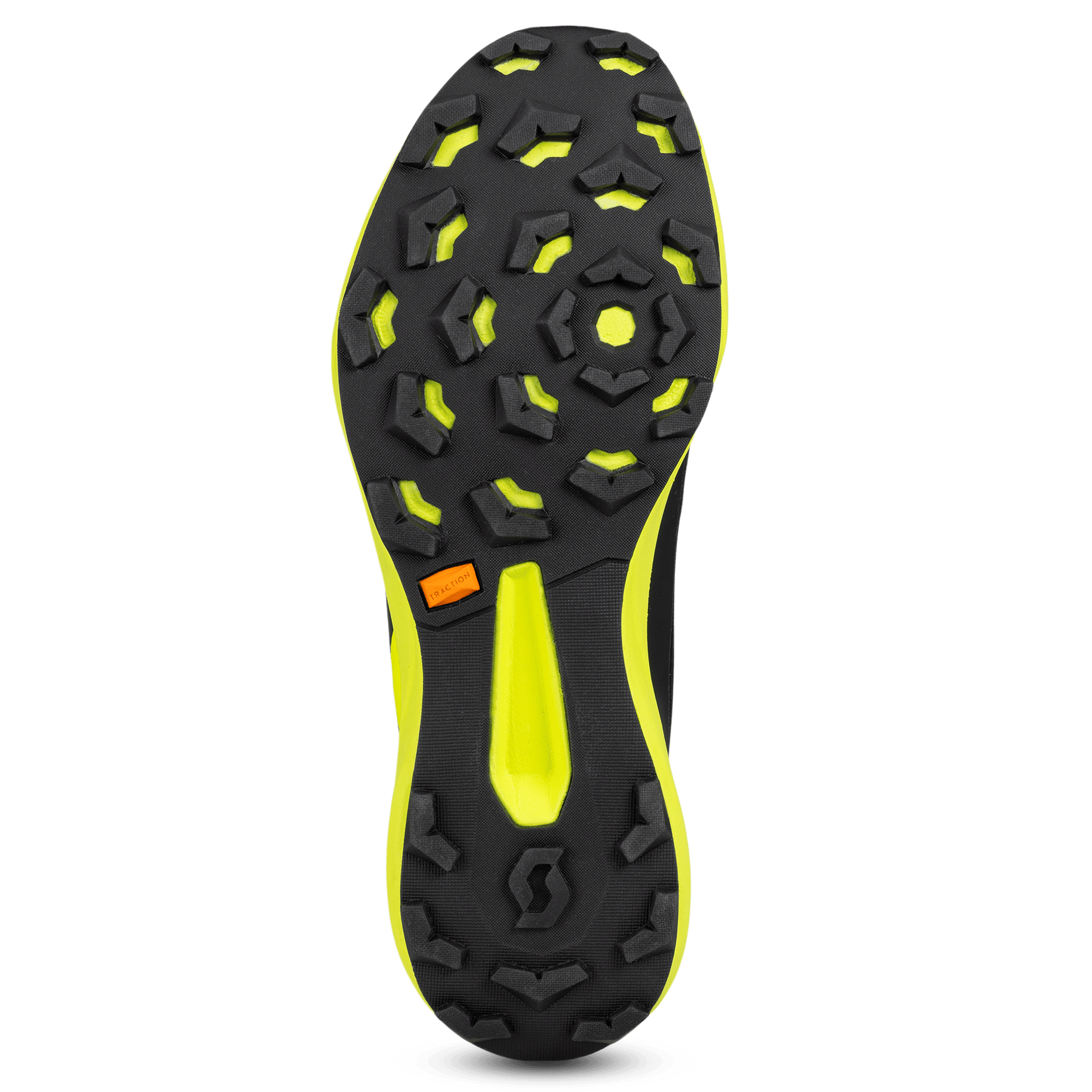SCOTT Supertrac RC 3 nero/giallo segnaletico – Vista posteriore
