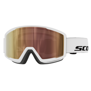 Maschera da sci SCOTT Trace Pro Compact Light Sensitive Bianca - AMP LS Cinnamon Chrome S1-3 Visualizza 1