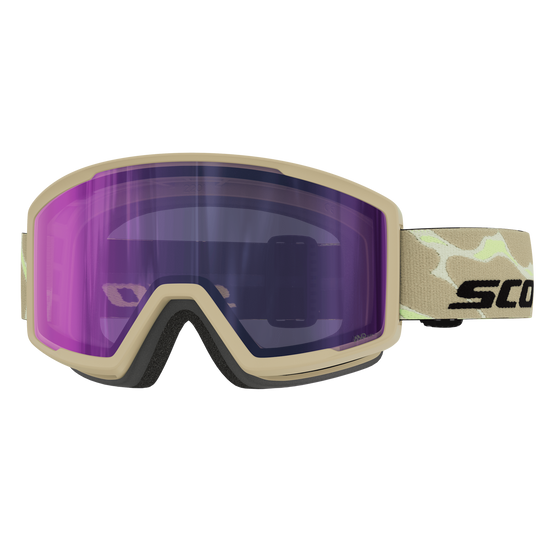 SCOTT Trace Pro Compact Light Sensitive Skibrille Mojave Beige - AMP LS Blue Chrome S2-4 Ansicht 1