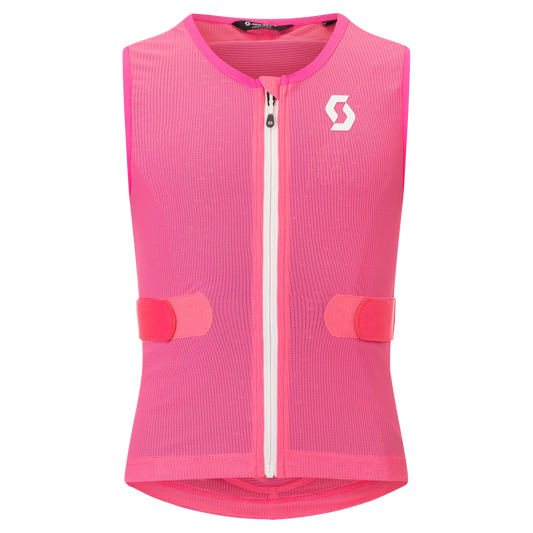 SCOTT Airflow Junior Protektorenweste Neon Pink Rückansicht
