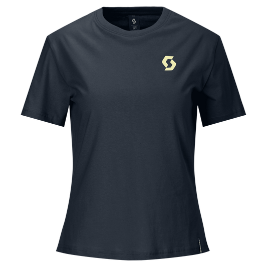 SCOTT Backprint Kurzarmshirt Damen - Dark Blue