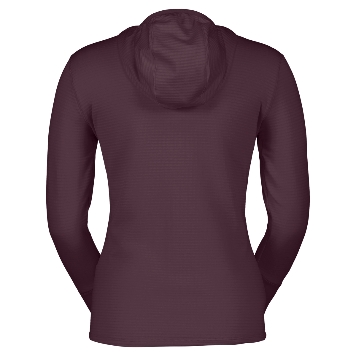 SCOTT Defined Light Hoody Damen – Cocoa Red hinten