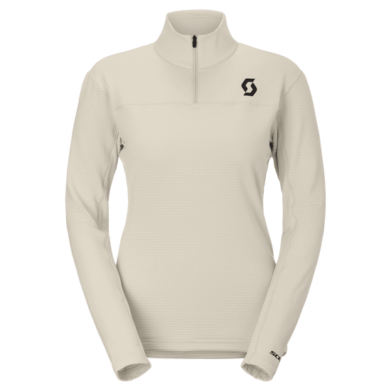 SCOTT Defined Light midlayer-trui voor dames – Latte Beige – Vooraanzicht