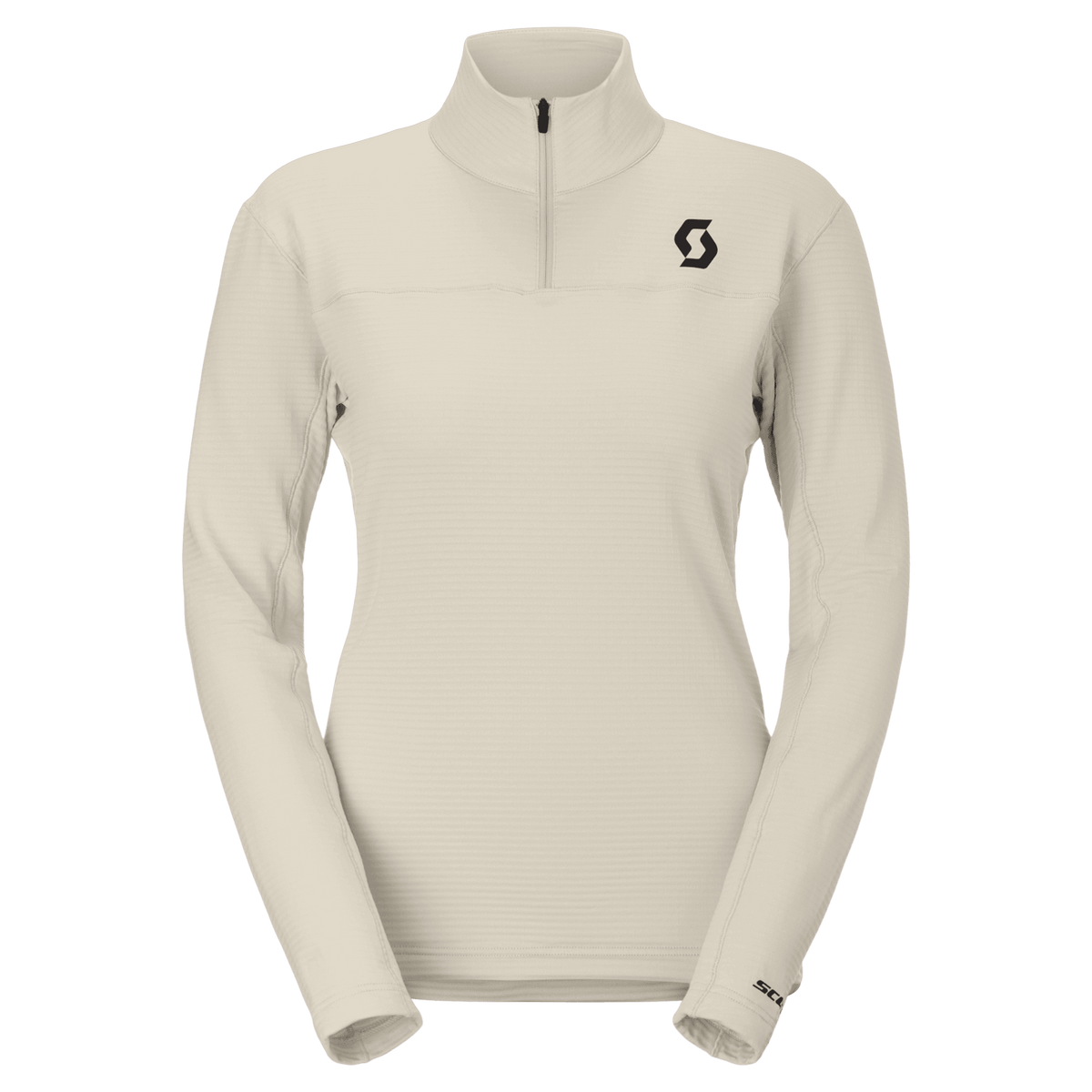 SCOTT Defined Light midlayer-trui voor dames – Latte Beige – Vooraanzicht