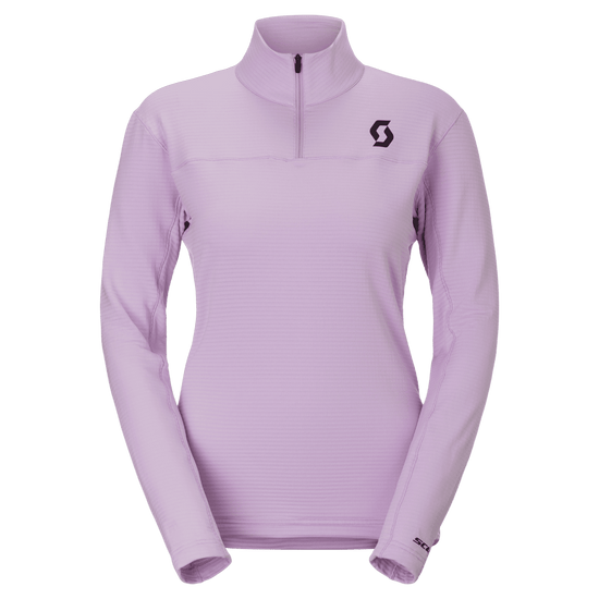 SCOTT Defined Light midlayer-trui voor dames – Sherbet Purple – vooraanzicht