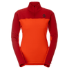 SCOTT Defined Light midlayer-trui voor dames – Turbo Red - Toasted Red – Vooraanzicht