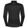 Maglione SCOTT Defined Light Midlayer da uomo - Nero (parte anteriore) su PeakStyle