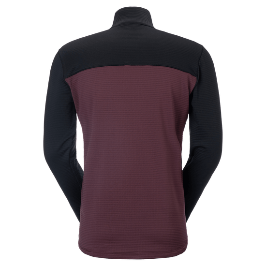 Maglione SCOTT Defined Light Midlayer da uomo - Cocoa Red - Black (retro) su PeakStyle