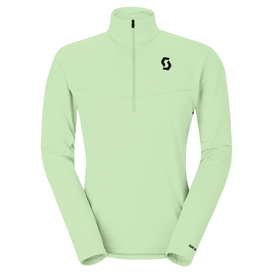 Maglione midlayer SCOTT Defined Light da uomo - Vapour Green (parte anteriore) su PeakStyle