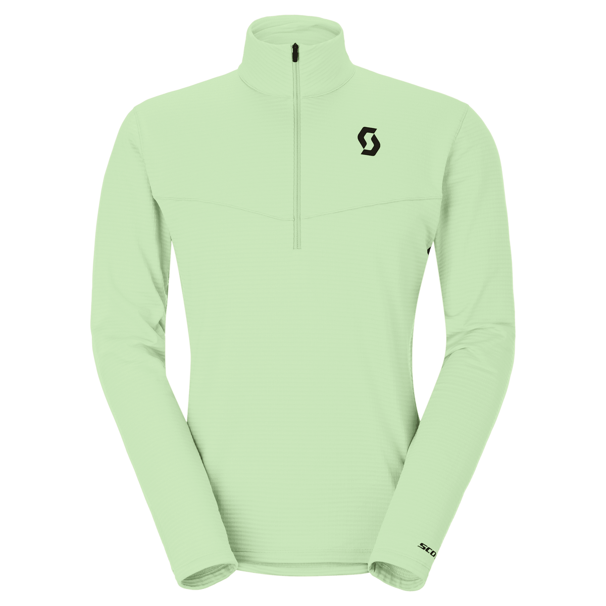 Maglione midlayer SCOTT Defined Light da uomo - Vapour Green (parte anteriore) su PeakStyle