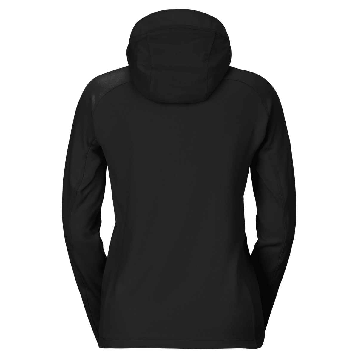 Pull à capuche SCOTT Defined Mid pour femme – Noir, vue de dos