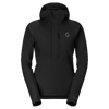 Pull à capuche SCOTT Defined Mid pour femme – Noir, vue de face