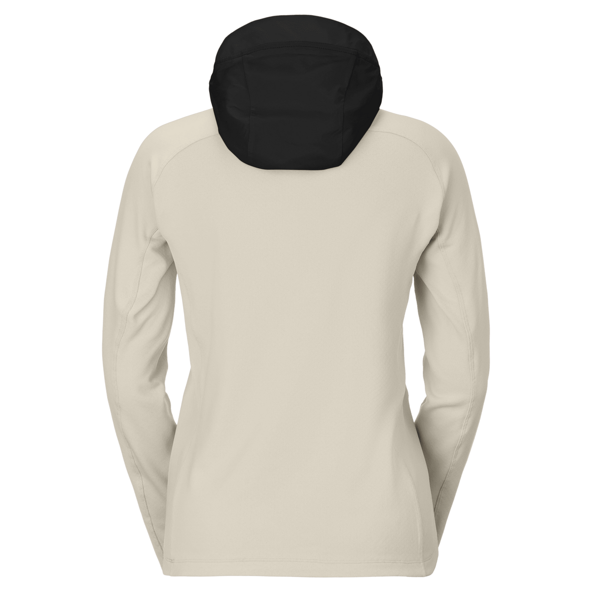 Pull à capuche SCOTT Defined Mid pour femme – Noir - Beige Latte (vue de dos)