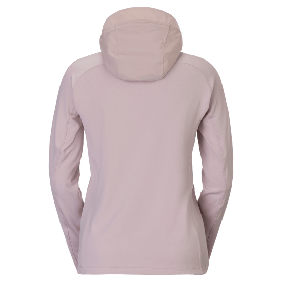 Pull à capuche SCOTT Defined Mid pour femme – Vue de dos, couleur Wax Pink