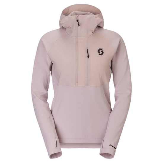 Pull à capuche SCOTT Defined Mid pour femme – Wax Pink, vue de face