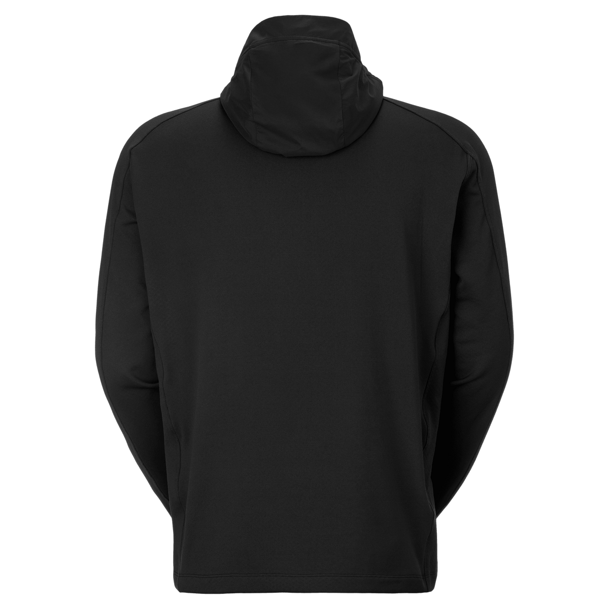 SCOTT Defined Mid Pullover Midlayer Hoodie for Men – Black (Back View)