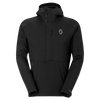 SCOTT Defined Mid Pullover Midlayer Hoodie for Men – Black (Front View)