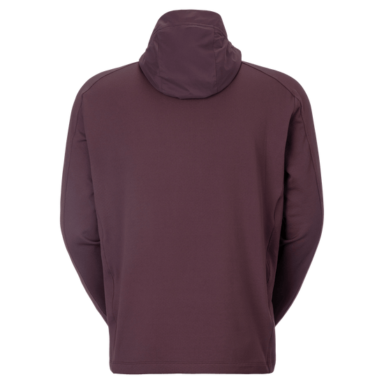 SCOTT Defined Mid Pullover Men's Midlayer Hoodie – Cocoa Red (Back View)