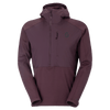 SCOTT Defined Mid Pullover Midlayer Hoodie for Men – Cocoa Red (Front View)